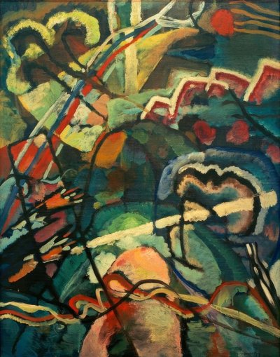 Bild mit weißem Rand von Wassily Kandinsky